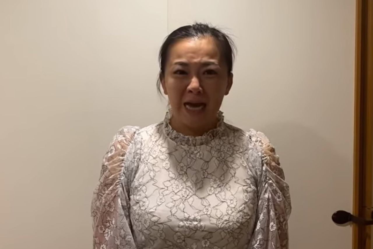 動画で悲痛な胸の内を訴える華原朋美（YouTubeより）
