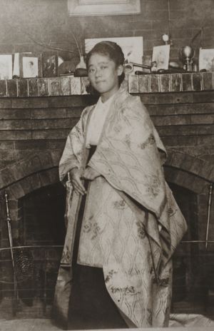 アメリカ文化を吸収し、成長した17歳ごろの津田（津田塾大学提供）