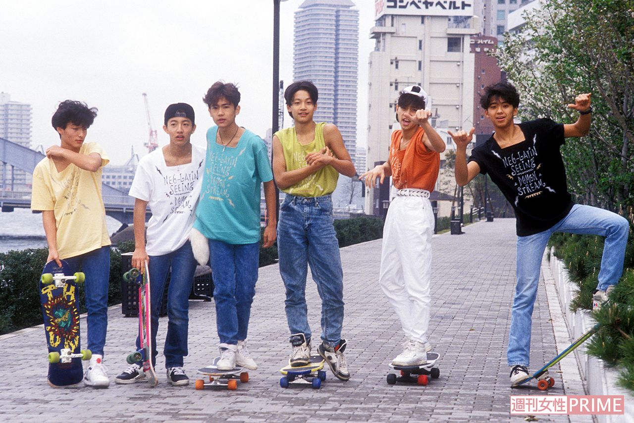 1991年、デビュー直前のSMAP6人