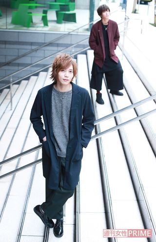 写真手前から染谷俊之、赤澤 燈　撮影／森田晃博