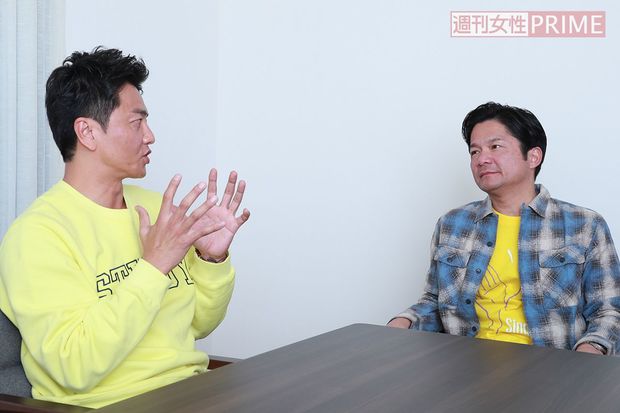 （写真左から）原田龍二、徳光正行