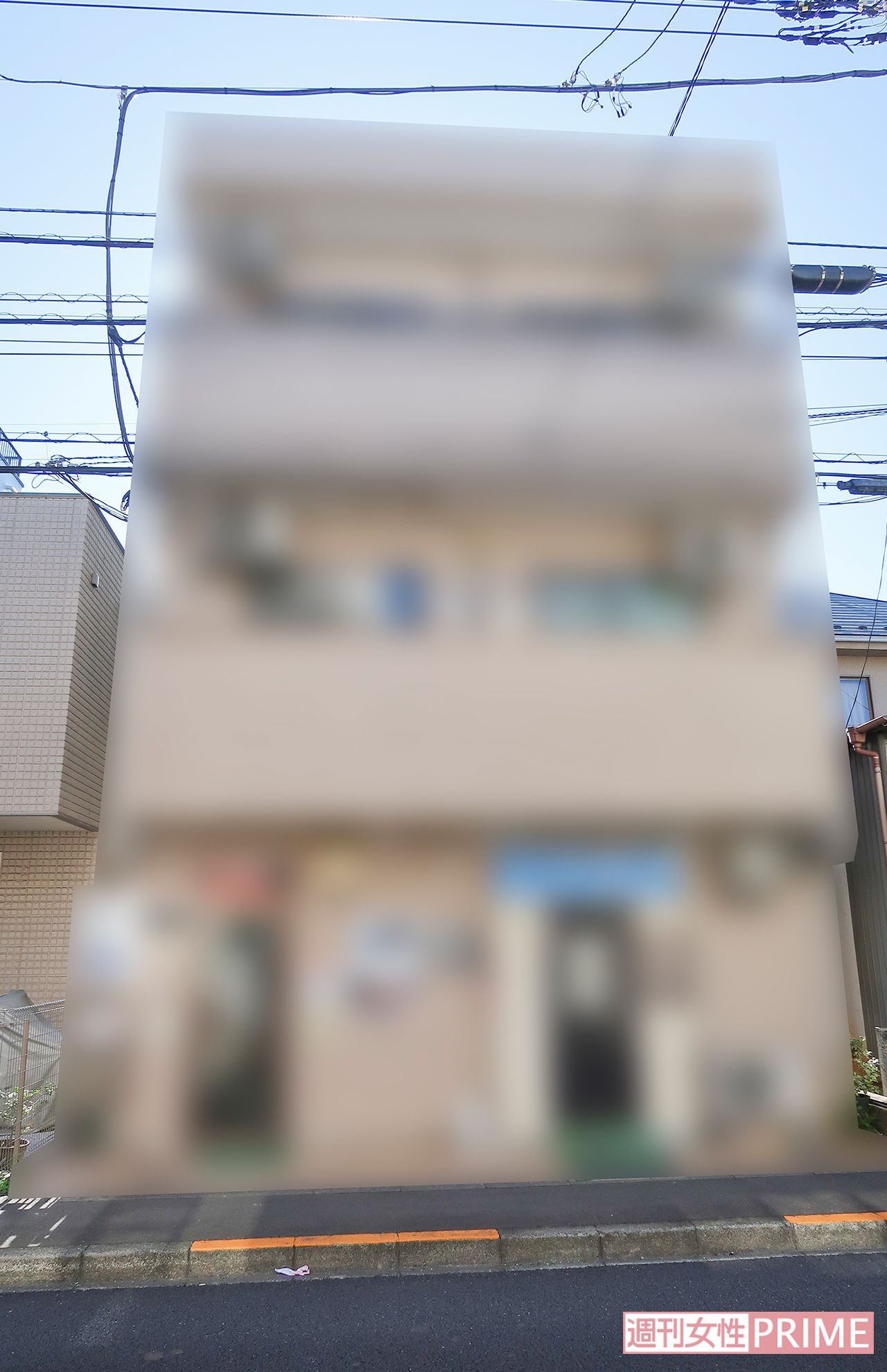 東久留米市内にある容疑者が住むマンション