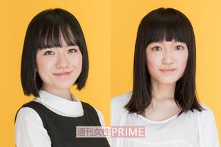 左から秋葉幸子役の小島藤子、夏井優子役の八木優希　撮影／高梨俊浩