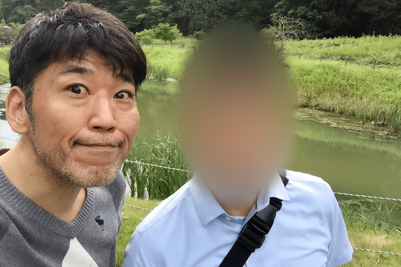 25年連れ添うパートナーのツレちゃん（右）と