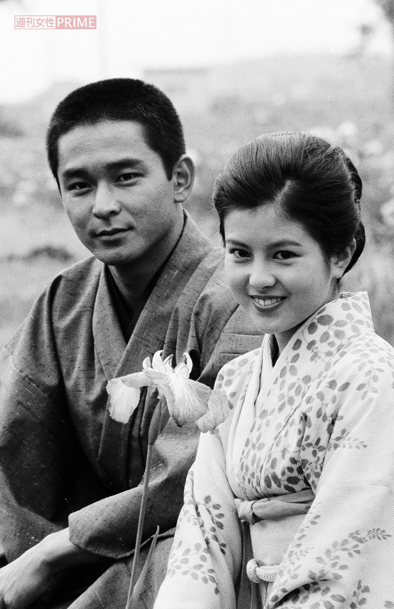 1985年のNHK朝ドラ『澪つくし』のヒロインを演じた沢口靖子、共演の川野太郎