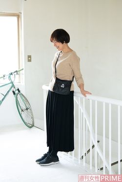 スタイルを良く見せるスカート丈は、身長の半分以上