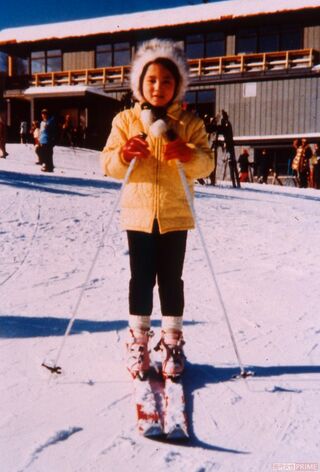 スキーをされる雅子さま