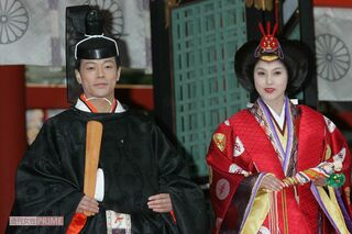 生田神社で行われた陣内智則と藤原紀香の結婚式（2007年）