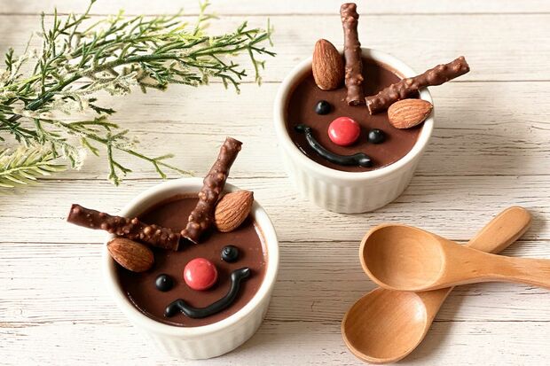 トナカイのチョコプリン（撮影／鈴木沙織）