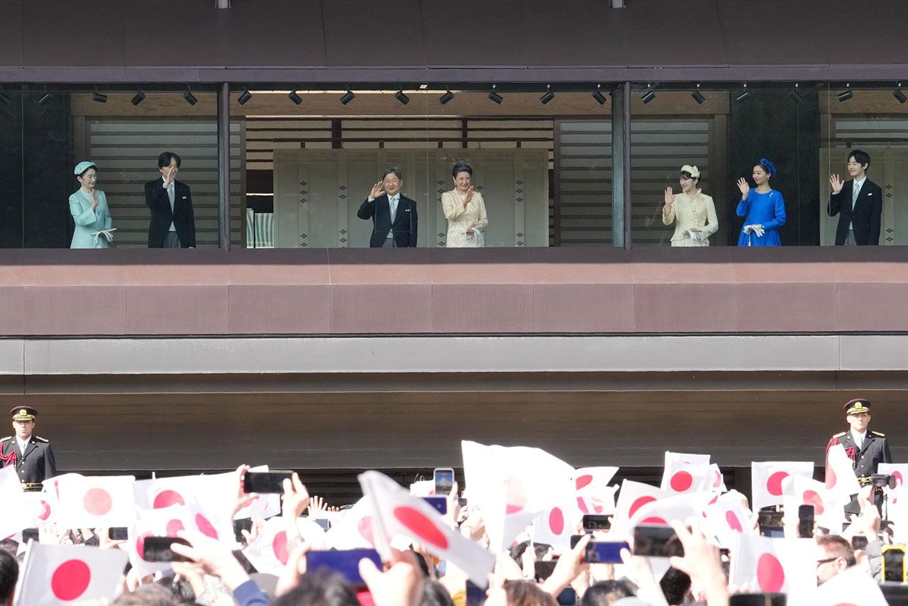 2026年2月23日に行われた天皇誕生日の一般参賀