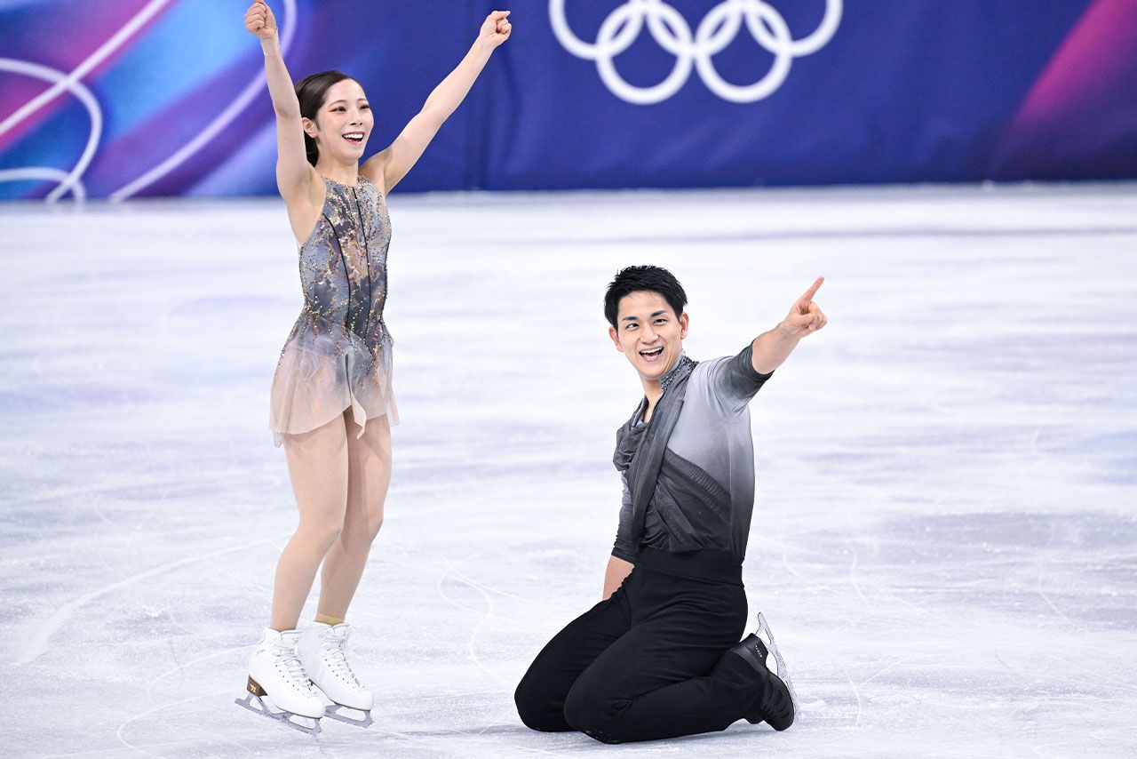 ミラノ・コルティナ五輪でのりくりゅうこと三浦璃来と木原龍一