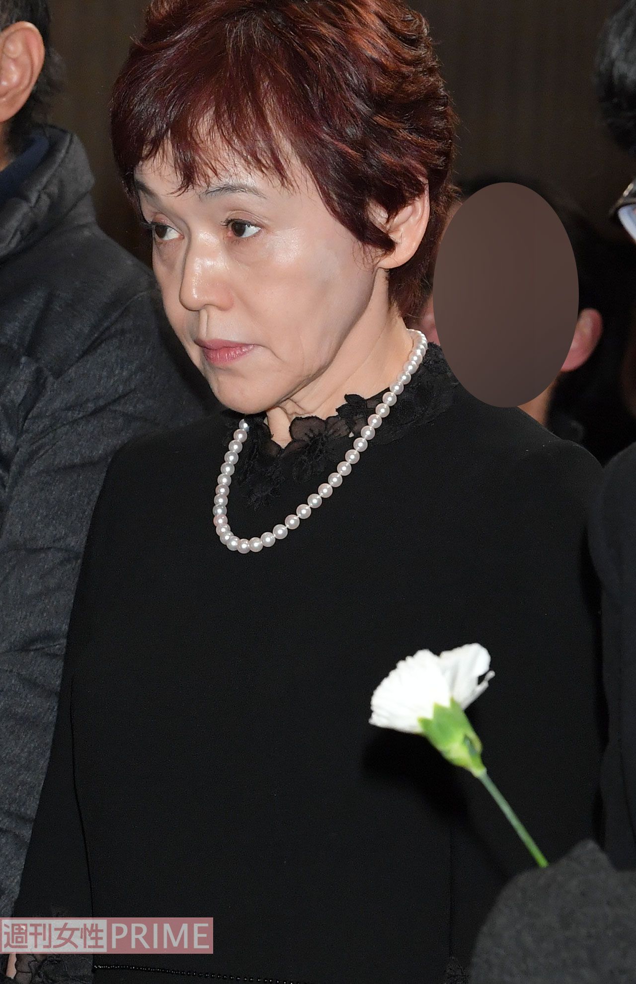 角買和枝さんのお別れ会に参加した大竹しのぶ