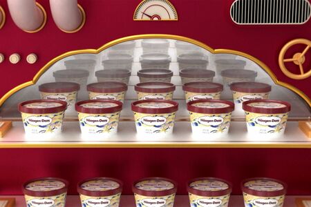 ハーゲンダッツが公開した、バーチャルの生産ライン映像