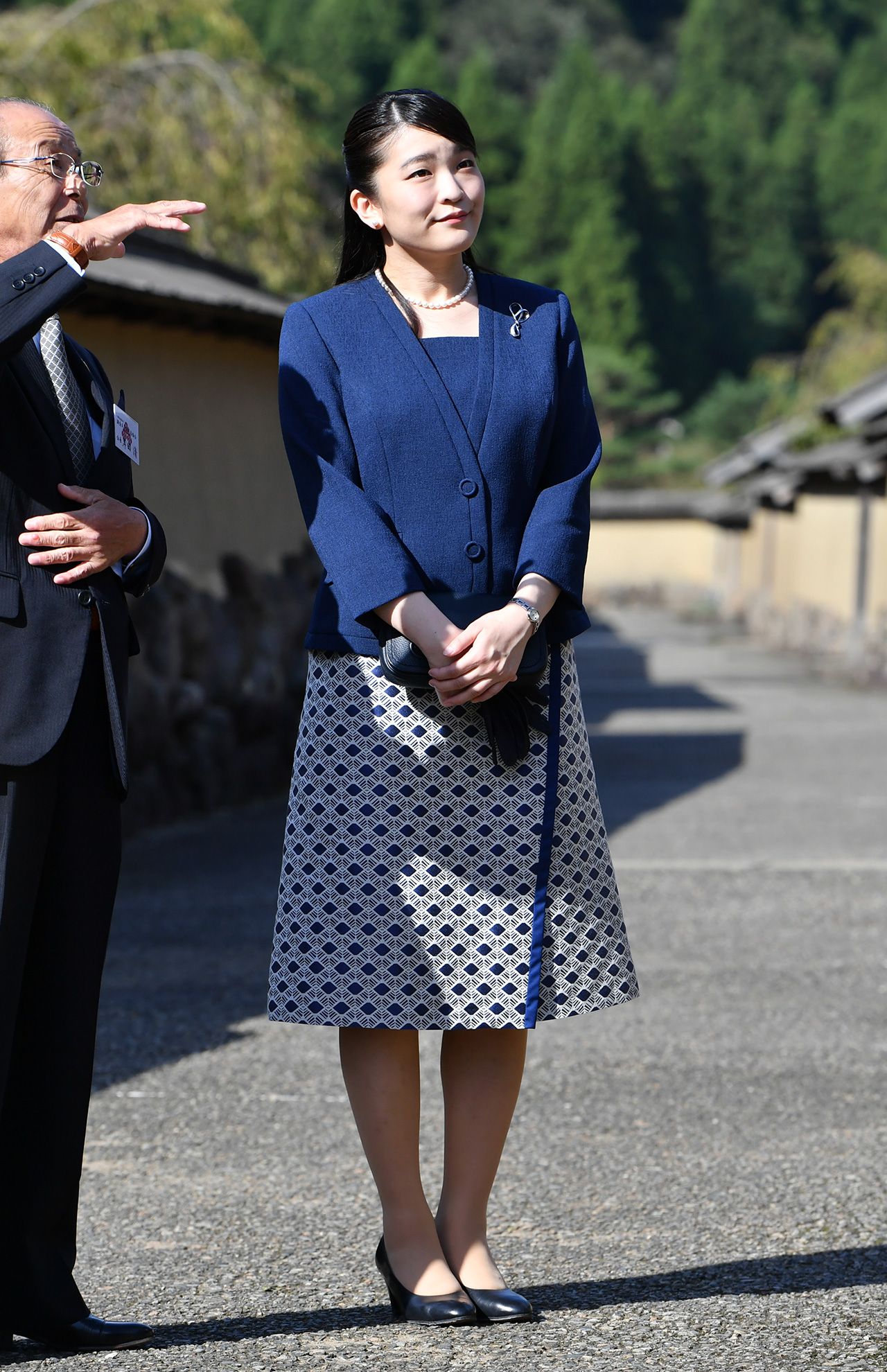 10月1日、福井県にある『一乗谷朝倉氏遺跡』の復元された町並みをご覧になった眞子さま