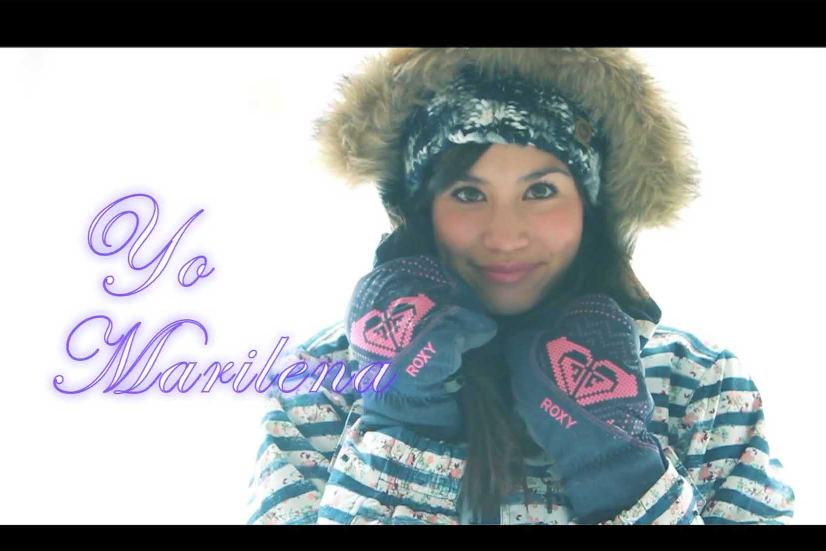 モデルとしても活動していたマリウス葉の姉・マリレナさん（『SNOWboarding +』公式YouTubeチャンネルより）