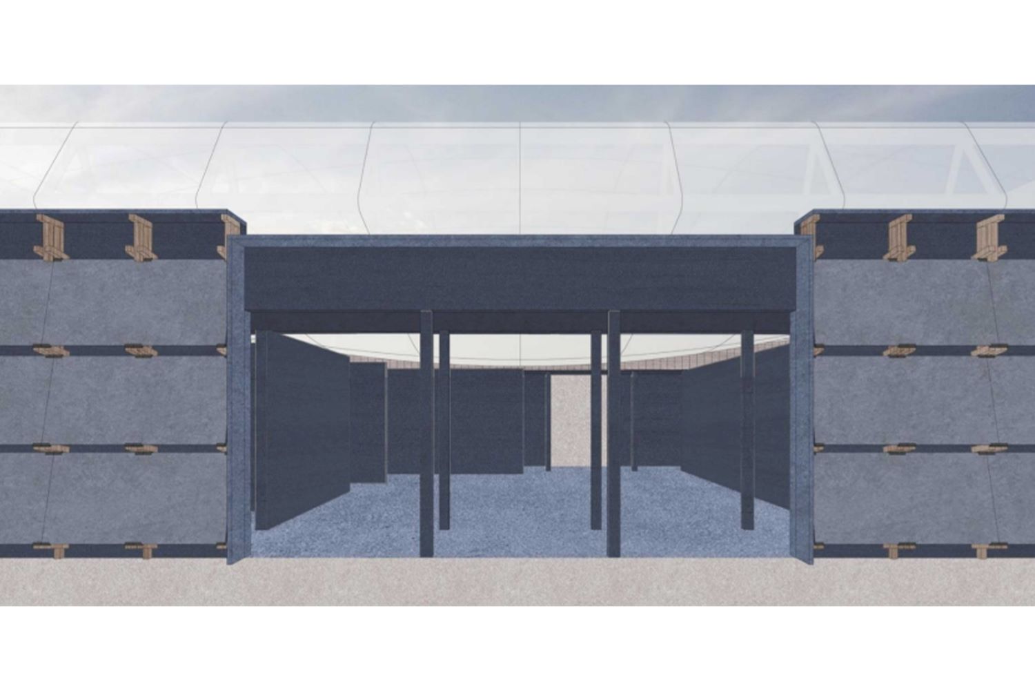 風船のような屋根をもったトイレのイメージ図（EXPO2025プレスリリースより）