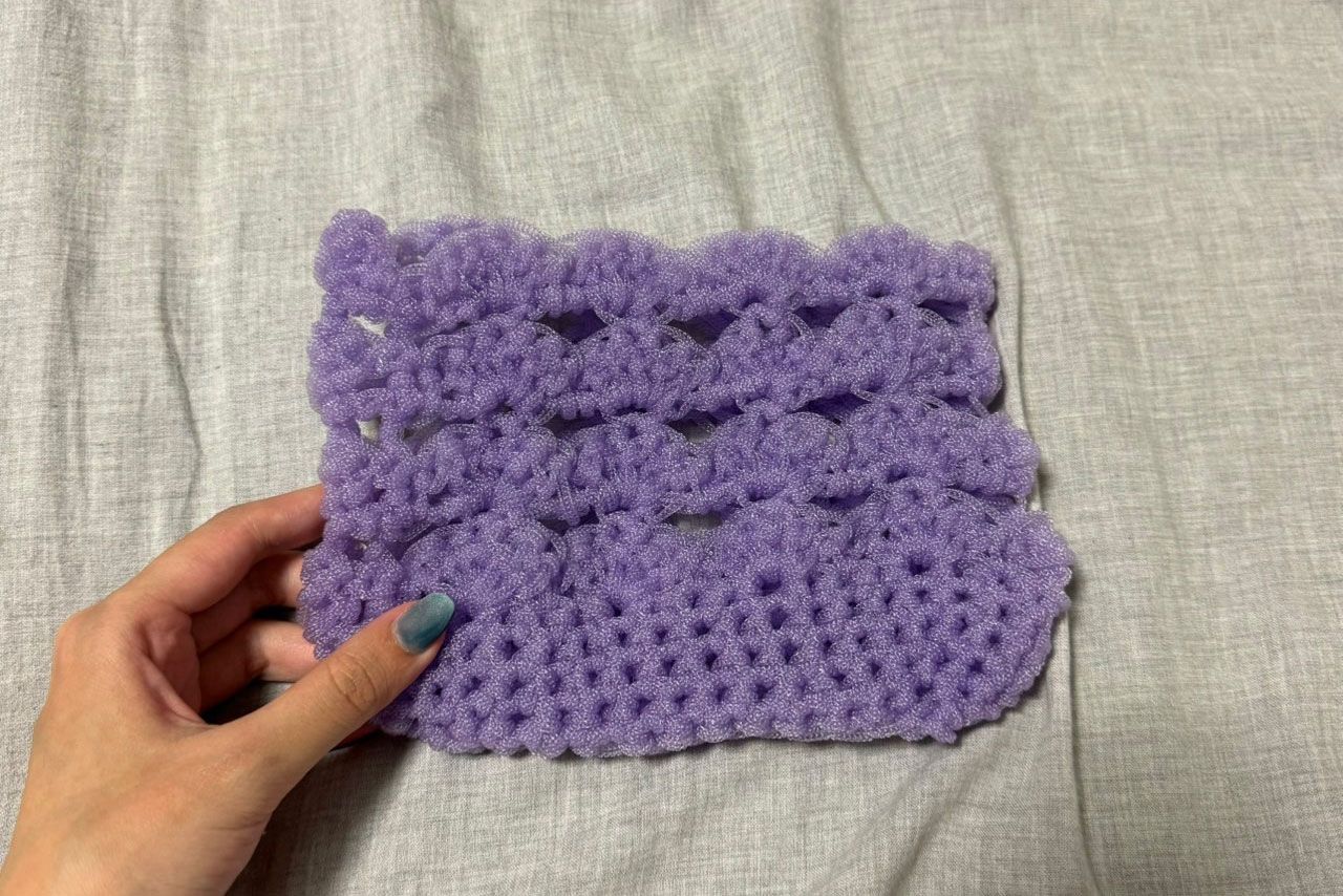 編み物ブームは止まらない（ポーチ）