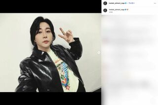 2026年5月8日、『ミュージックステーション』に出演したMrs. GREEN APPLEの大森元貴（本人のインスタグラムより）