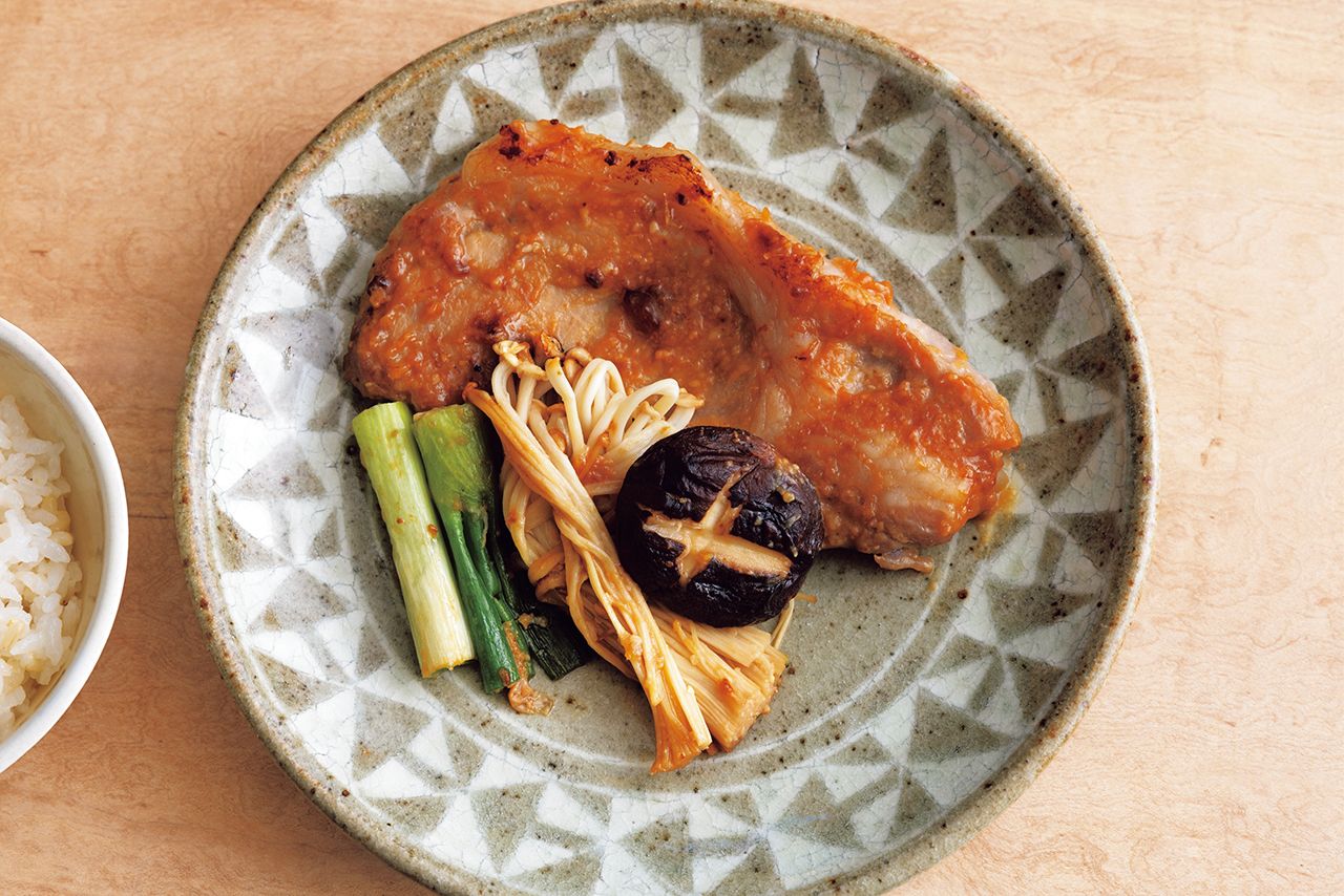 豚肉のみそ漬け焼き