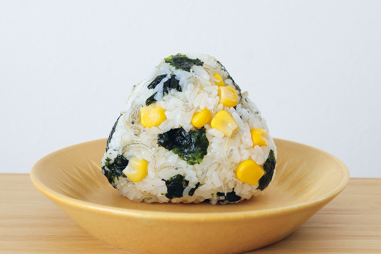 韓国のり×じゃこ×コーン