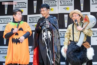 '20年10月のイベントでは、フェイスシールド越しのキス芸を披露した『ダチョウ倶楽部』上島竜兵さん