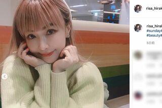 50歳を迎えた平子理沙（本人のインスタグラムより、2021年）