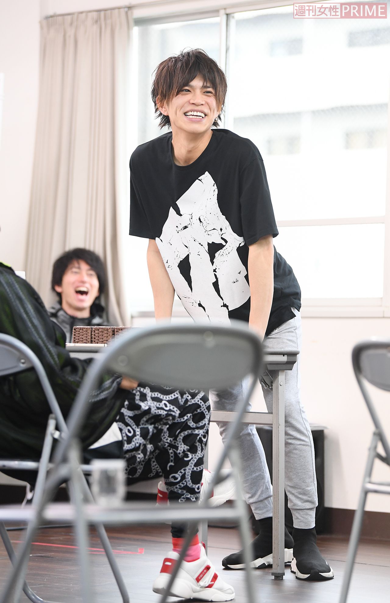 休養中は太ってしまったそうで、「頑張ってやせましたが、これでも前の体重には戻せてないんです。でも“少し太ってたほうがいいよ”と言われたので、今のままでいいかな」　撮影／高梨俊浩