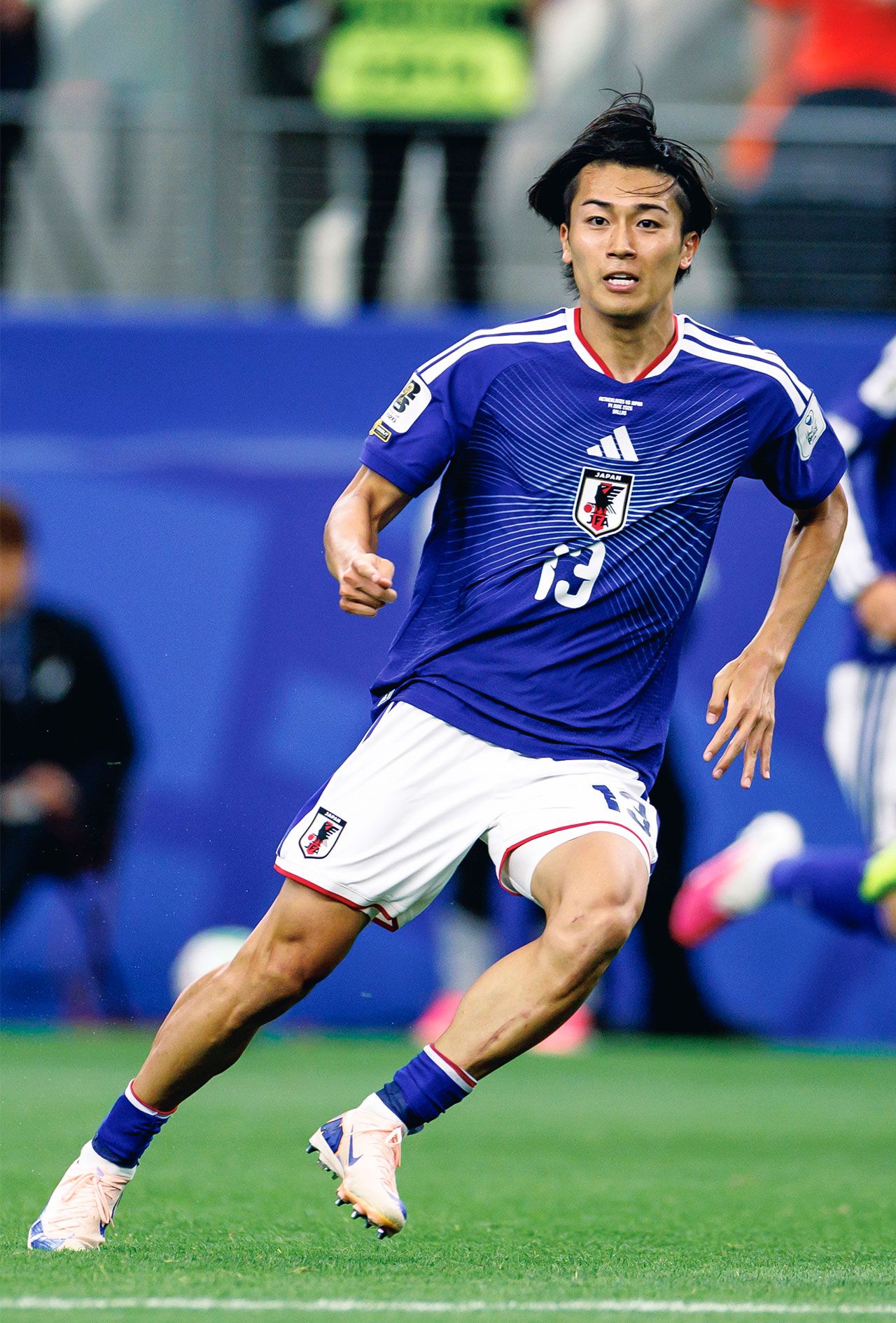 オランダ戦は“ショート丈”だったサッカー日本代表・中村敬斗（JMPA代表撮影）