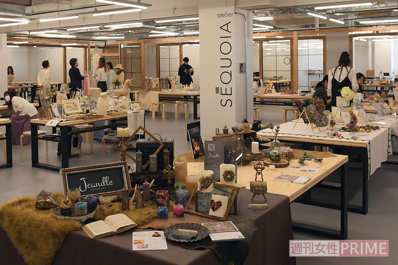 『アソビル』3階のワークショップでは、アクセサリーや小物づくりなどを体験できる　撮影／渡邉智裕