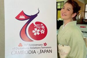 カンボジア親善大使の南野陽子（本人のインスタグラより）
