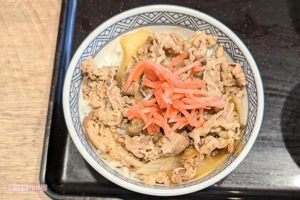 吉野家の牛丼　撮影／編集部