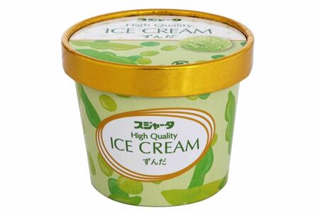 そのカタさが広く愛されているスジャータアイスクリームには「ずんだ味」も　価格　¥340（ジェイアール東海パッセンジャーズHPより）