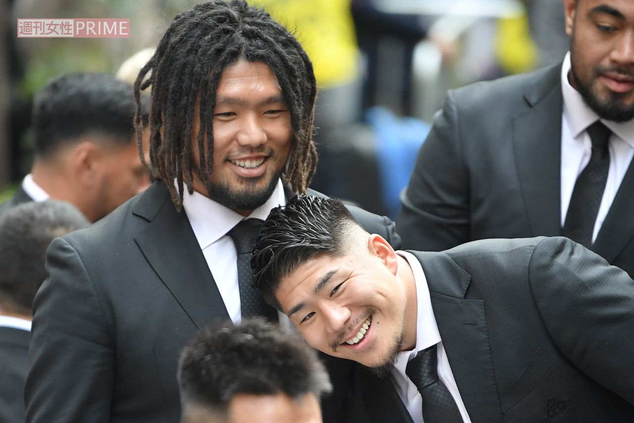 2019年12月、東京・丸の内で行われたラグビー日本代表パレード