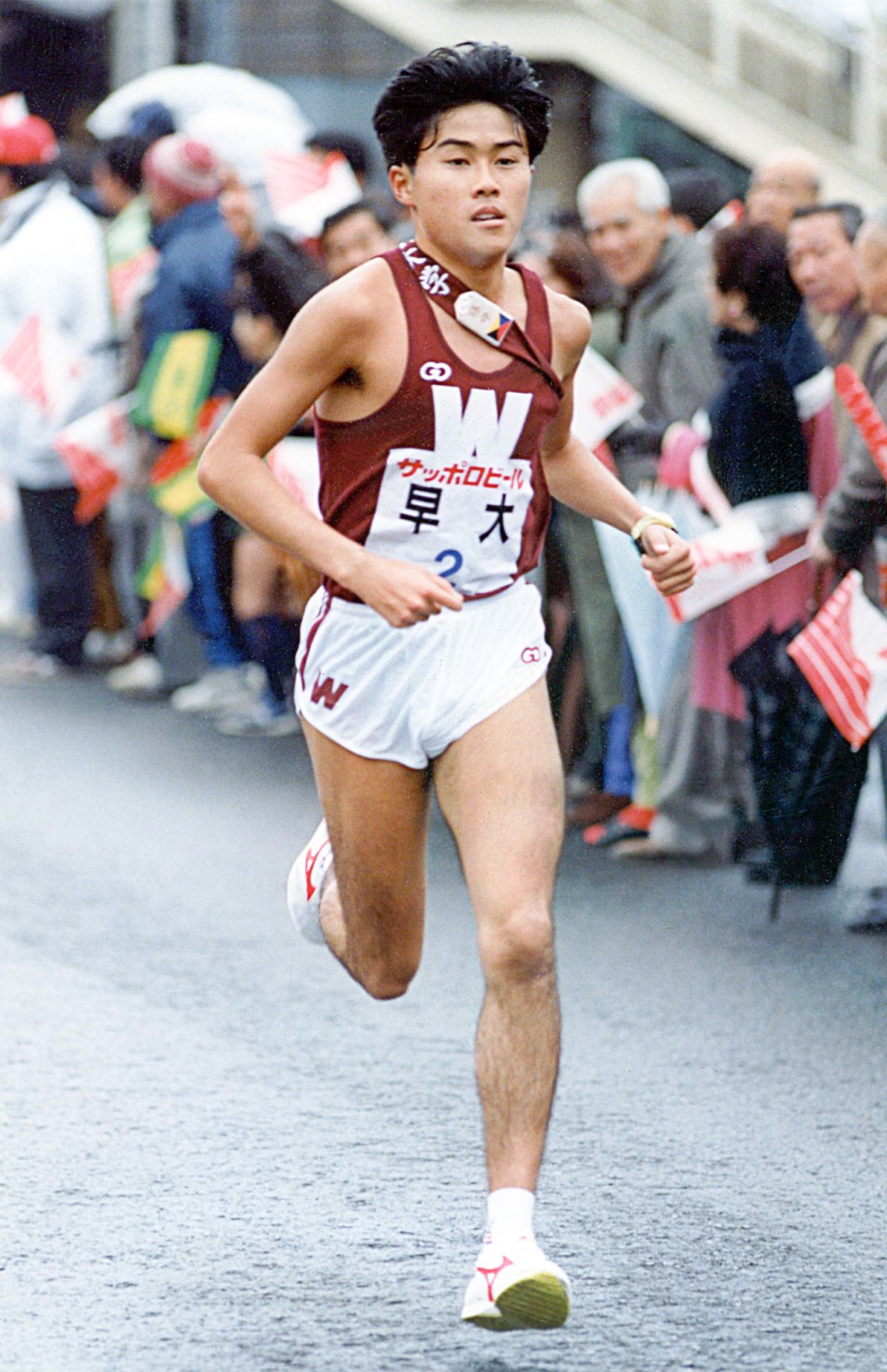 早稲田大の渡辺康幸さん（69回2区）　写真／産経新聞