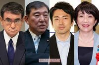 《首相になってほしい／ほしくない自民党総裁戦候補者ランキング》どちらも1位、小泉進次郎に「若さに期待…