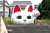 《愛知常滑のランドマーク》巨大見守り猫『とこにゃん』が真っ赤に！観光協会が明かした「愛知・名古屋アジア大会」仕様