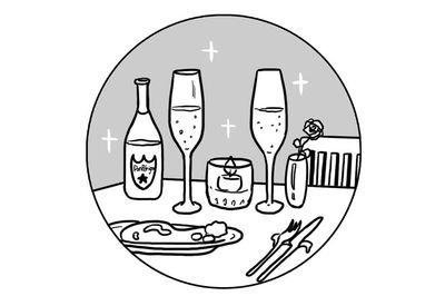 セレブ感漂う『におわせ風景写真』イラスト／長田直美