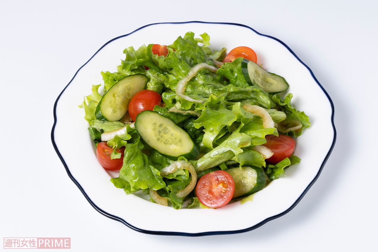 バナナ酢ドレサラダ　撮影／矢島泰輔