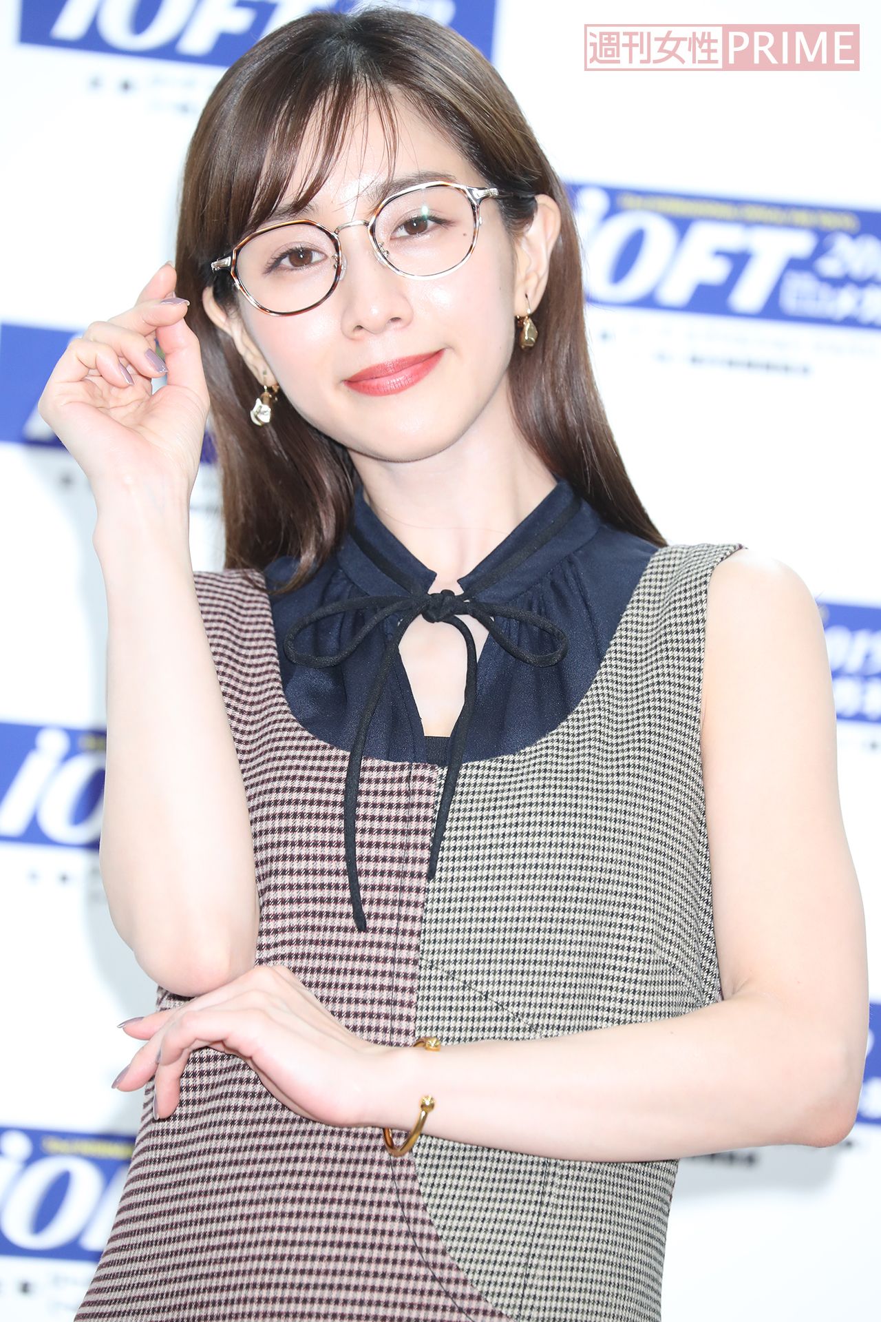 田中みな実　('19年10月『日本メガネベストドレッサー賞』表彰式)