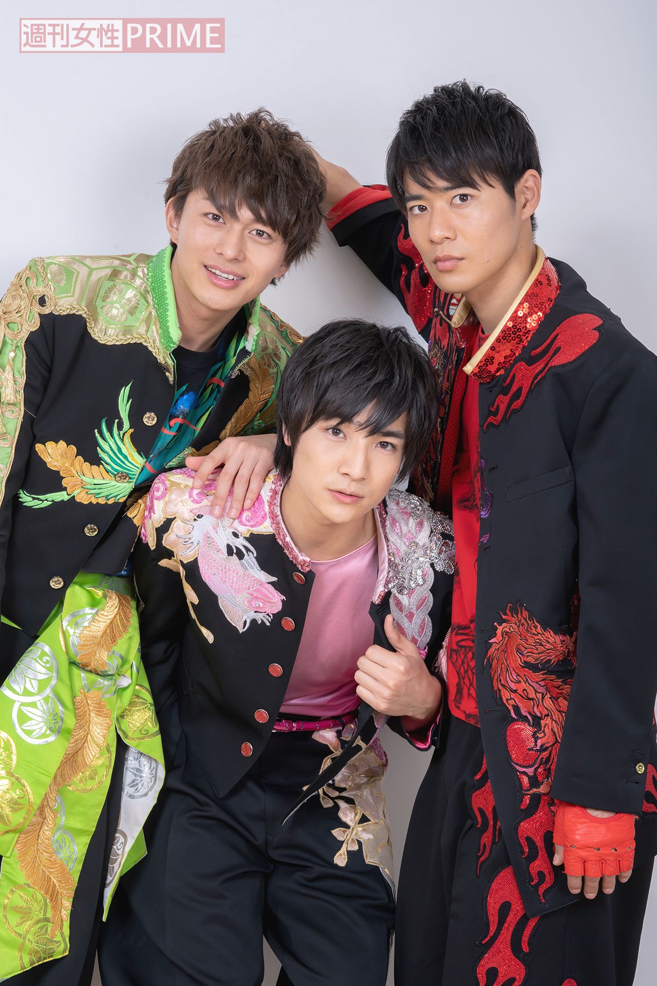 （左から）小林豊、本田剛文、辻本達規　撮影／佐藤靖彦