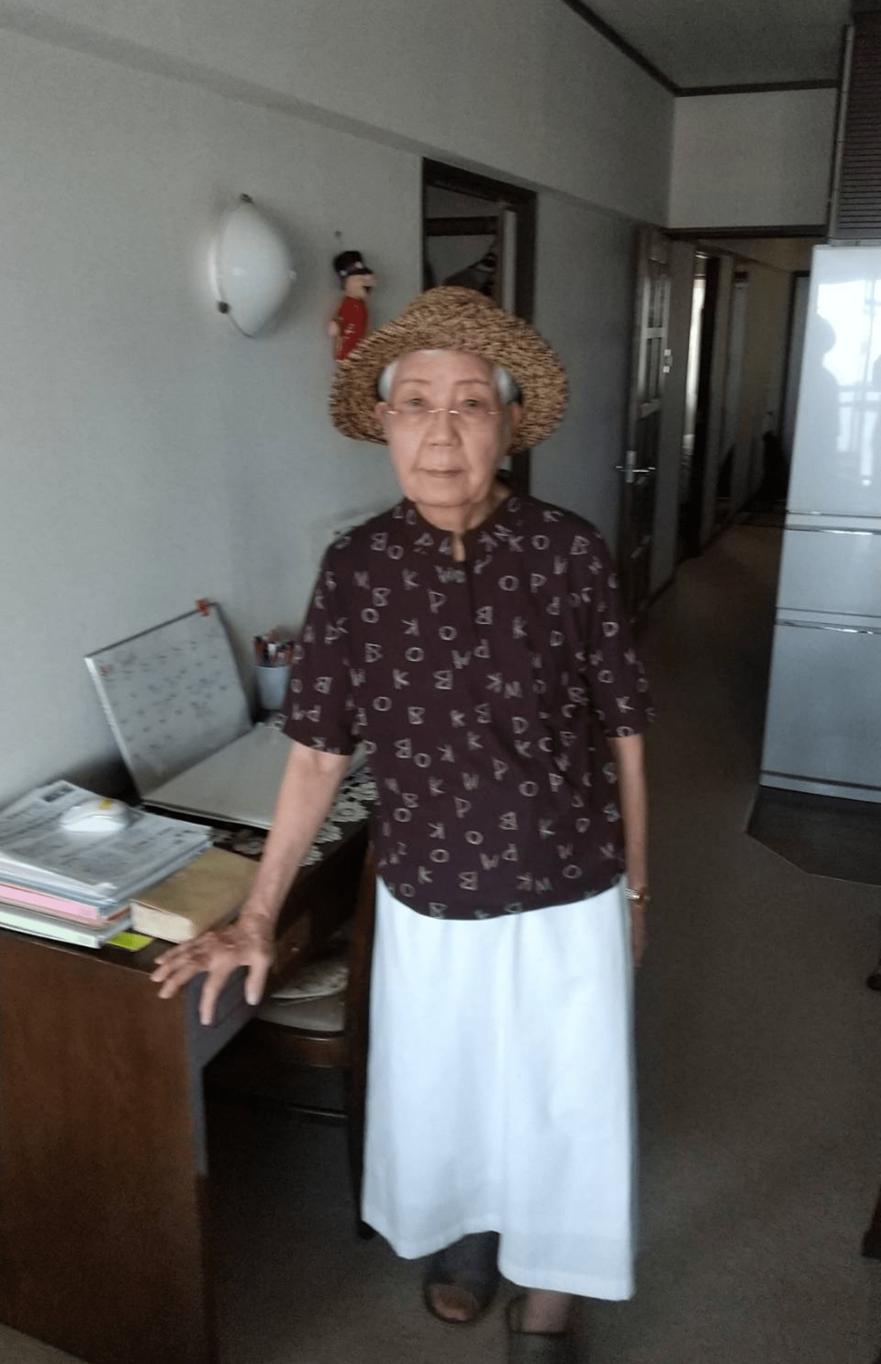 2年前から杖をつくようになった母だが、今も何とか家事をこなす