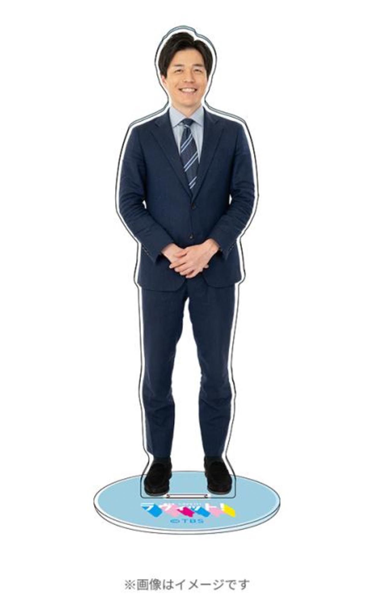 『ラヴィット！』グッズとして販売されている南波雅俊アナのアクリルスタンド（TBSショッピングより）