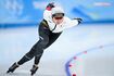 北京五輪スピードスケート1500メートルでは、高木美帆はトップのブストに0秒44及ばず、悲願の金メダル獲得とはならなかった(JMPA代表撮影)