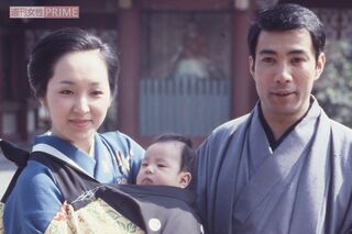 十代目市川海老蔵・希実子夫妻_長男（堀越寶世)お宮参り