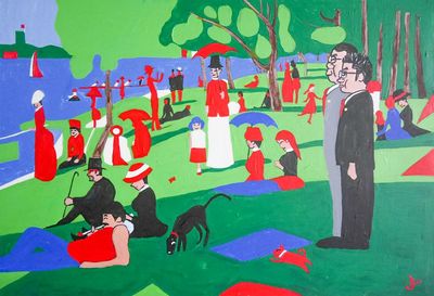 政治家たちを風刺画で描く福本ヒデ「私に忖度はありません」