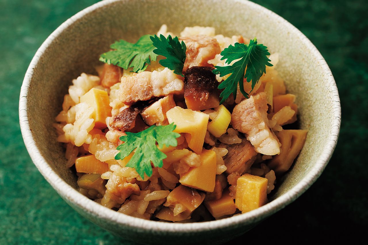 ［豚バラ肉］中華風炊き込みご飯　撮影／合田昌弘