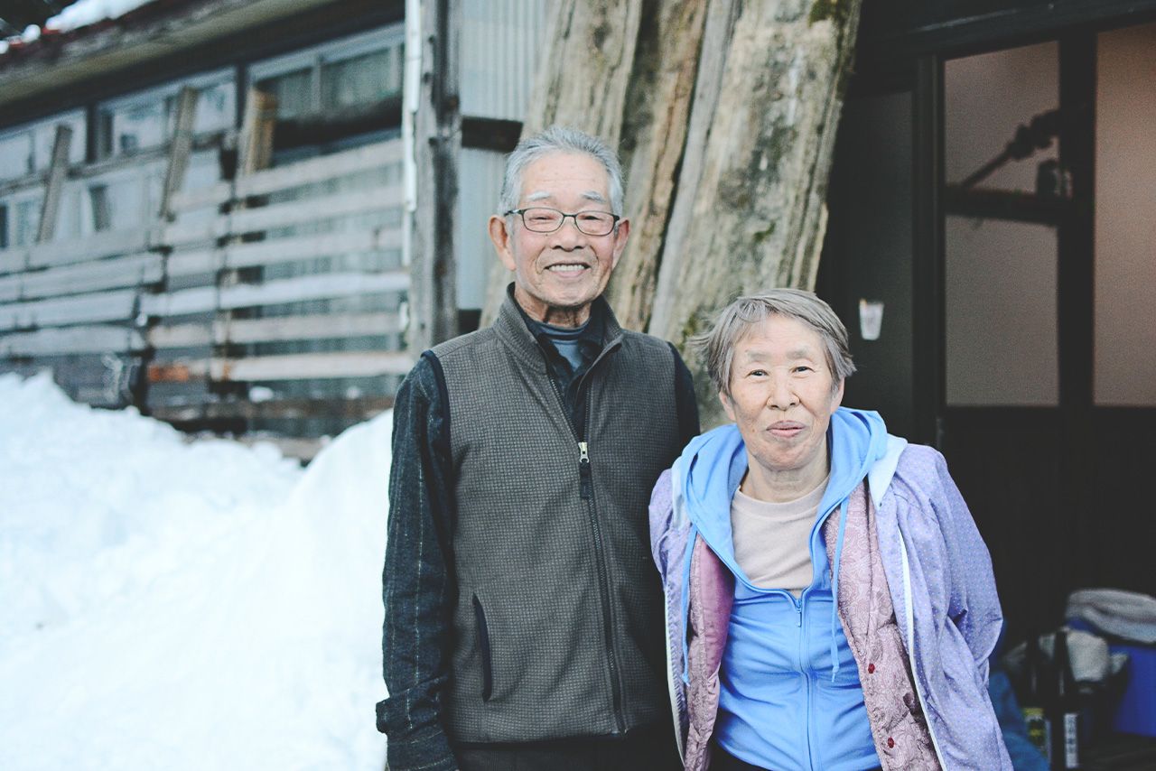 「一村貸し」で話題を集めている新潟県糸魚川市の山間地にある市野々集落にある「宿屋堂道」　写真提供／株式会社伝燈