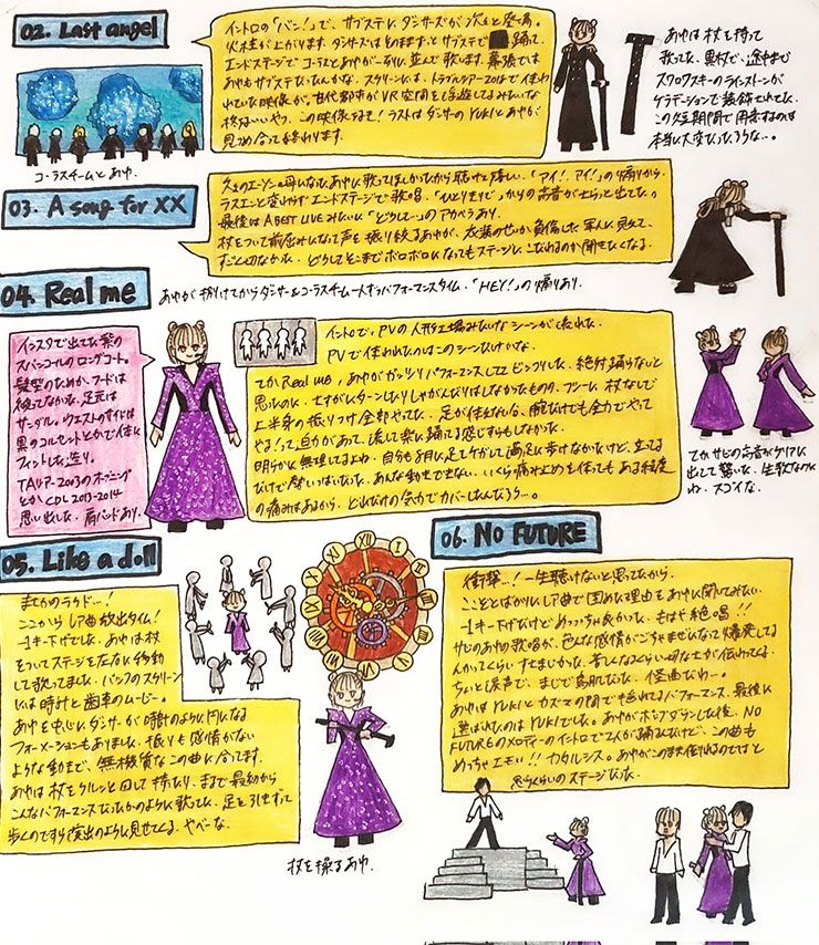 浜崎あゆみのコンサート内容を事細かにレポートしてツイッターにアップするファンも②