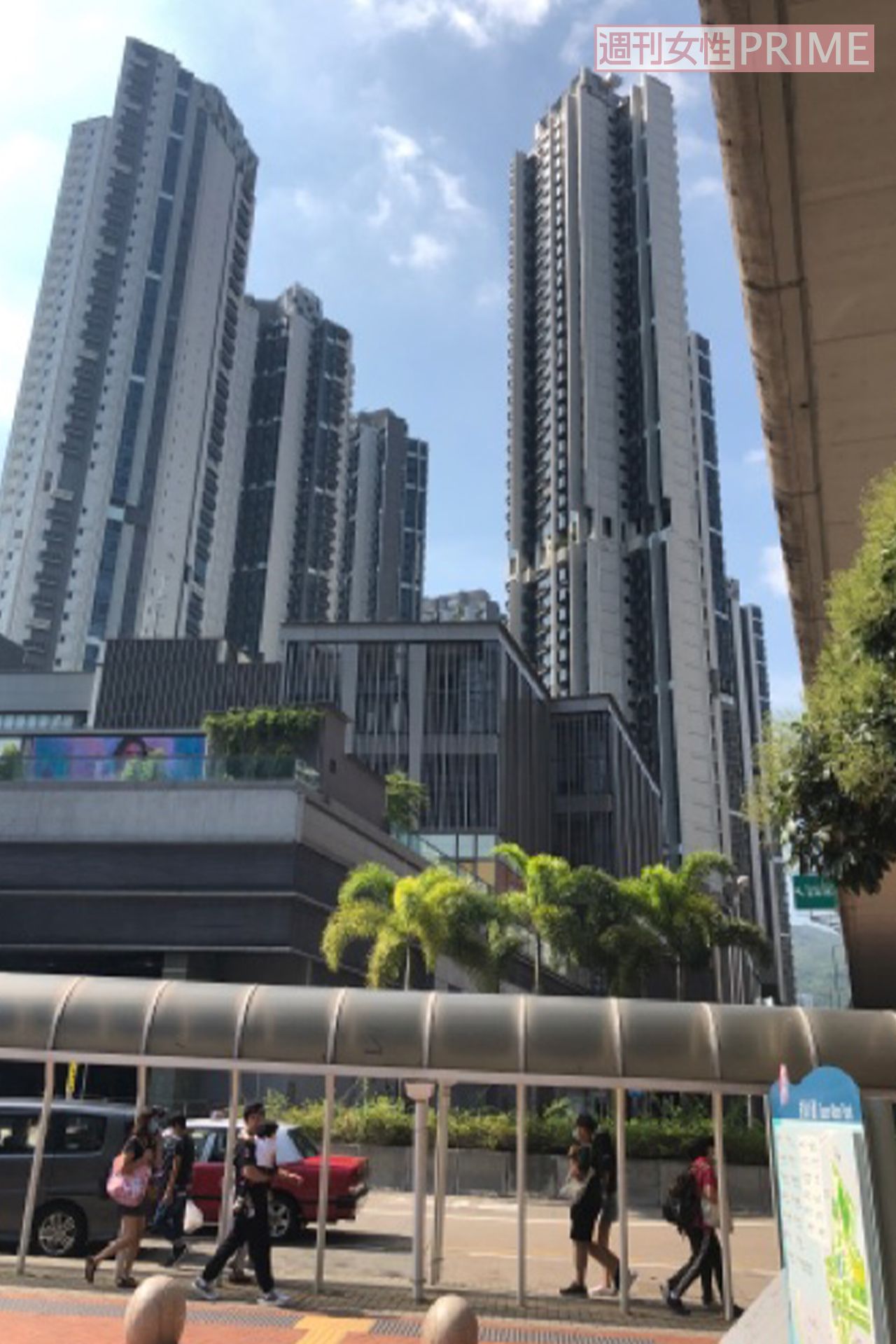 香港市内の様子（山本さん提供写真）