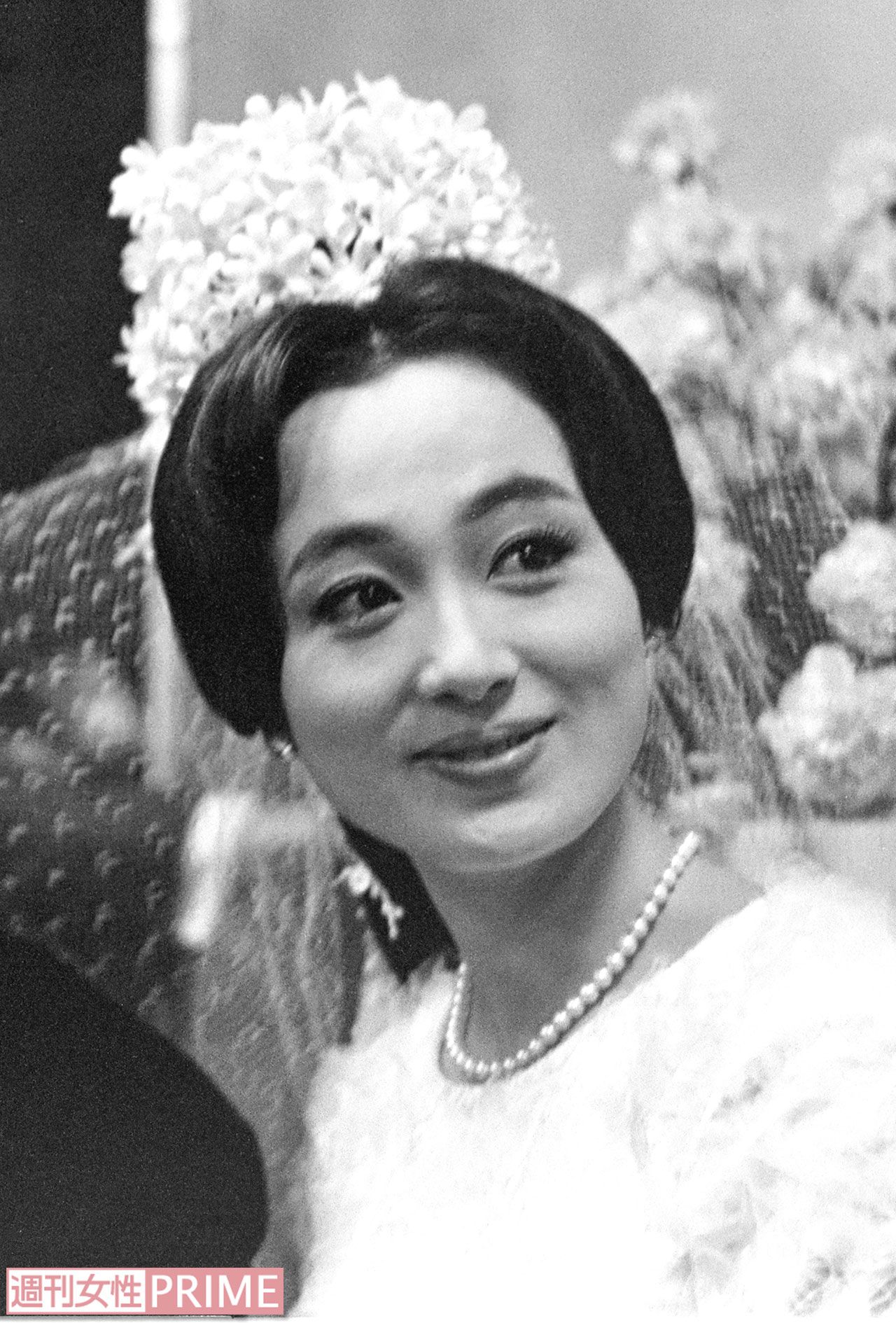 1965年、結婚式を挙げた浜木綿子